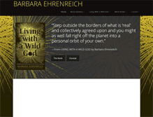 Tablet Screenshot of barbaraehrenreich.com